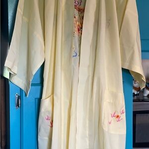 Pearl Yellow Garment with Embroidery